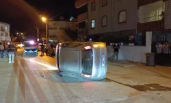 Bursa'da kaza yapan otomobil hurdaya döndü, sürücüsü ise sırra kadem bastı!