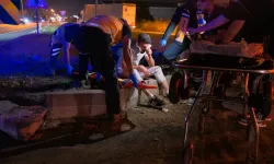 Bursa'da kontrolden çıkan motosiklet levhaya çarptı! Sürücünün durumu kritik