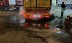 Bursa'da alev topuna dönen tırdan inanılmaz kurtuluş!