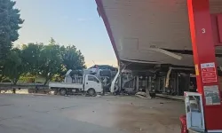 Bursa’da kömür yüklü tır istasyona daldı