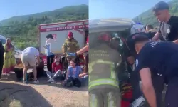 Bursa’da işçi servisi kaza yaptı! Çok sayıda yaralı var