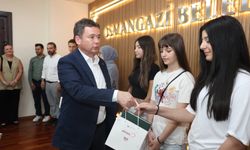 Osmangazi'nin LGS gururu Başkan Aydın'la buluştu