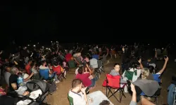 Bursa'da geceyi gökyüzüne bakarak geçirdiler! Perseid Meteor Yağmuru için akın ettiler