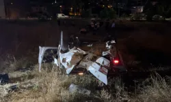 Bursa’da tarlaya uçan otomobil takla attı! 5 kişi yaralandı