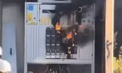 Bursa Yıldırım’da korkutan trafo yangını!