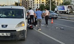 Bursa Asfaltı Caddesi’nde kaza! Motosiklet sürücüsü yaralandı