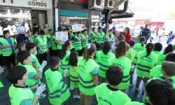 Bursa İnegöl’de öğrencilerden temizlik seferberliğine destek