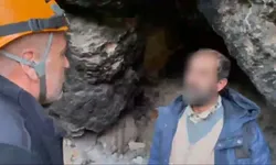 Bursa Uludağ'da mağarada yaşayan adam! Sporcular karşılaşınca harekete geçti