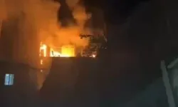 Bursa’da gece saatlerinde korkutan balkon yangını