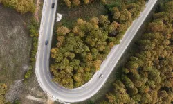 Bursa Uludağ’ın sonbahar manzarası dronla görüntülendi