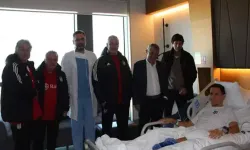 Beşiktaş'ta Santos Amir Hadziahmetovic'i ziyaret etti