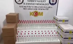Samsun'da Çengel 6 operasyonunda 1 ton etil alkol ele geçirildi