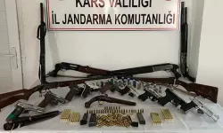Kars’ta silah kaçakçılarına yönelik operasyonda 9 kişiye gözaltı