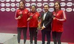 Kadın güreş milli takımı Avrupa ikincisi oldu