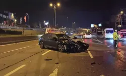 Esenler TEM bağlantı yolunda trafik kazası