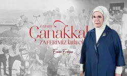 Emine Erdoğan Çanakkale Zaferi'nin yıl dönümünde şehitleri andı