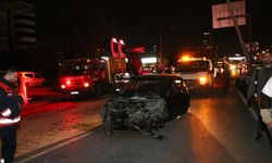 Bariyere çarpan otomobilin sürücüsü öldü