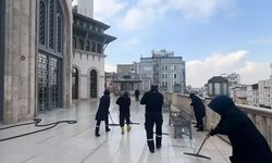 Taksim Camii'nde Ramazan hazırlıkları tamamlandı