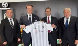 Hasan Arat UEFA Başkanı Aleksander Ceferin ile buluştu