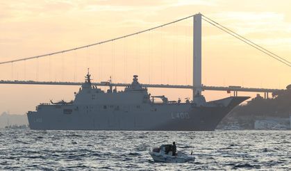 Türkiye'nin gururu TCG Anadolu 'Zafer Yolculuğu'na çıktı