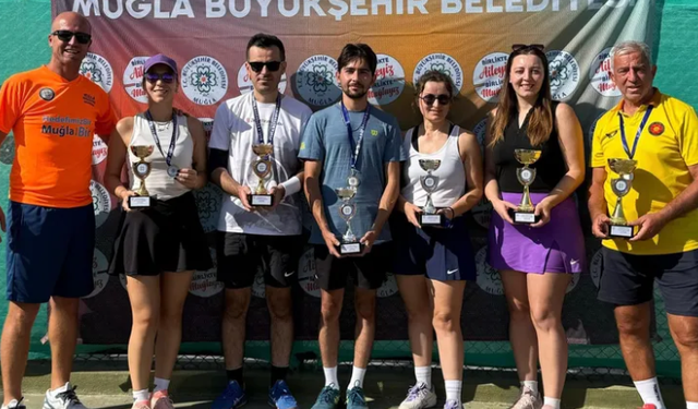 Geleneksel Karma Tenis Turnuvası Dalaman'da yapıldı