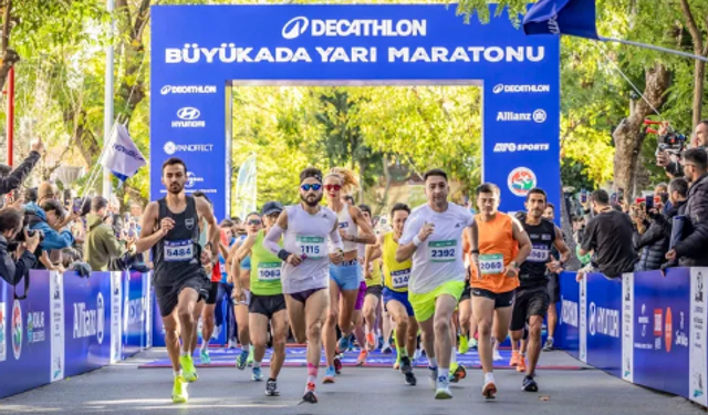 Büyükada Yarı Maratonu, spor ve doğayı bir araya getiren unutulmaz anlara sahne oldu