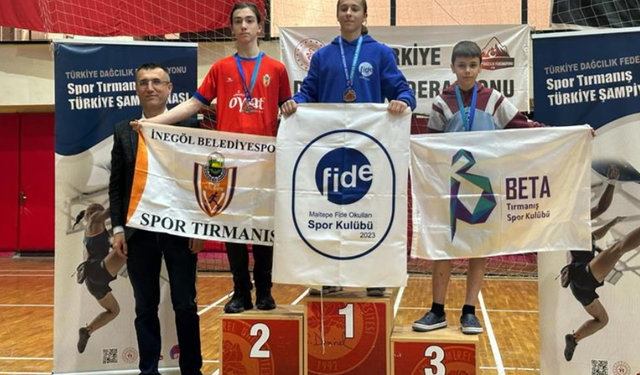 Tırmanış Sporunda İnegöllü Sporcular Derecelere Uzandı