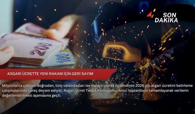 Asgari ücrette yeni rakam için geri sayım