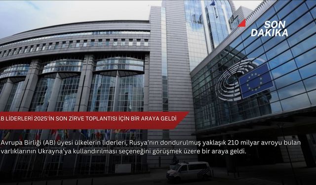 AB liderleri 2025'in son zirve toplantısı için bir araya geldi