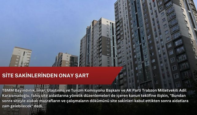 Site sakinlerinden onay şart