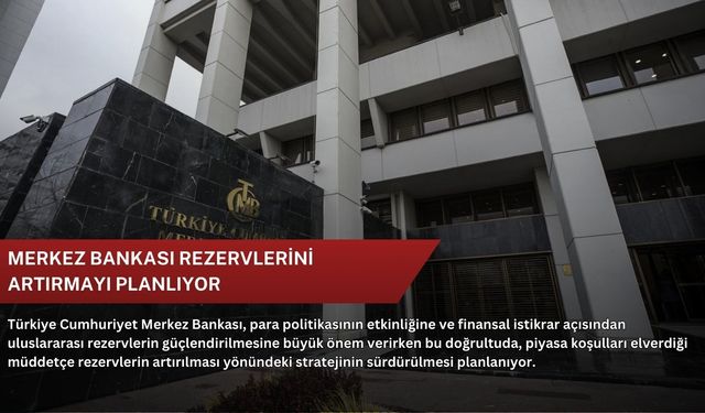 Merkez Bankası rezervlerini artırmayı planlıyor
