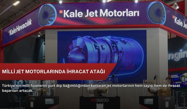 Milli jet motorlarında ihracat atağı
