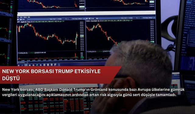 New York borsası Trump etkisiyle düştü