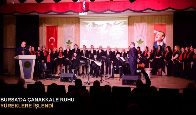 Bursa'da Çanakkale ruhu yüreklere işlendi