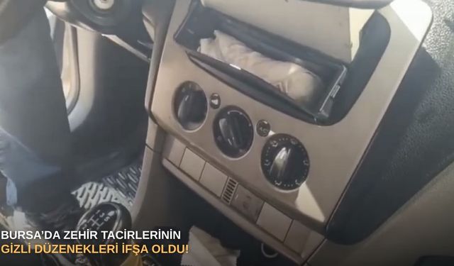 Bursa’da zehir tacirlerinin gizli düzenekleri ifşa oldu!