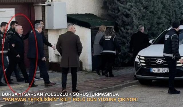 Bursa’yı sarsan yolsuzluk soruşturmasında "Paravan Yetkilisinin " kilit rolü gün yüzüne çıkıyor!