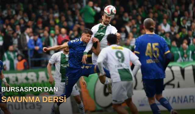 Bursaspor’dan savunma dersi