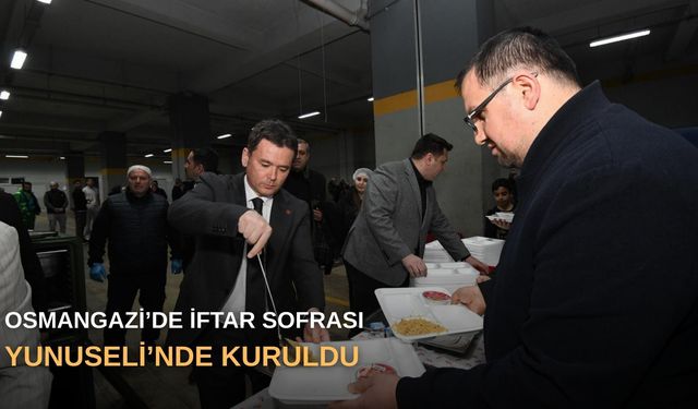 Osmangazi’de iftar sofrası Yunuseli’nde kuruldu