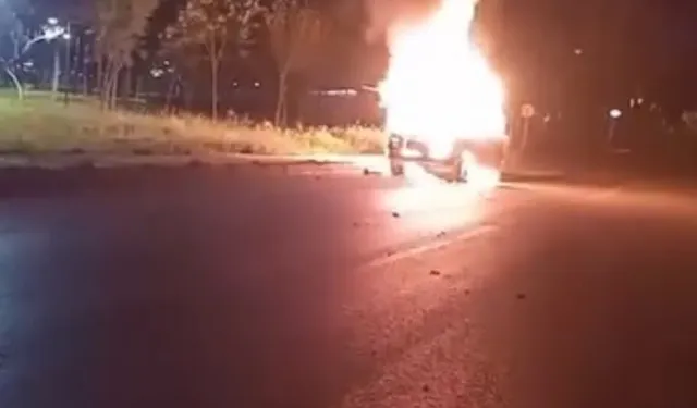 Bursa’da korku dolu dakikalar! Saniyeler içinde küle döndü