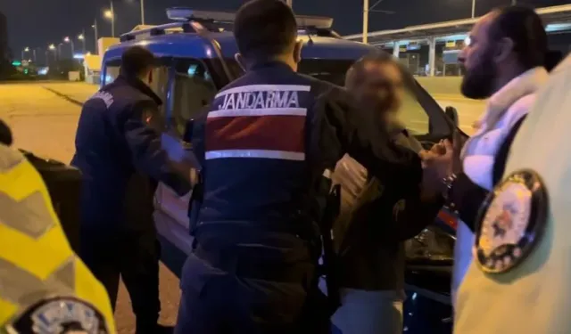 Bursa trafiğinde tansiyon fırladı! Hem polise hem devlete küfür yağdırdı...