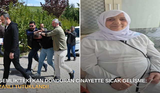 Gemlik'teki kan donduran cinayette sıcak gelişme: Zanlı tutuklandı!