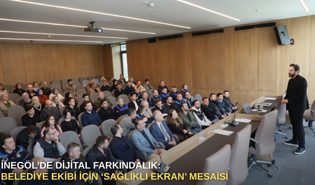 İnegöl’de Dijital Farkındalık: Belediye Ekibi İçin ‘Sağlıklı Ekran’ Mesaisi