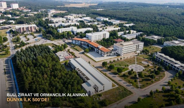 BUÜ, Ziraat ve Ormancılık alanında dünyada ilk 500’de!
