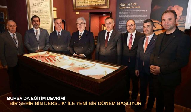 Bursa’da eğitim devrimi: 'Bir Şehir Bin Derslik' ile yeni bir dönem başlıyor