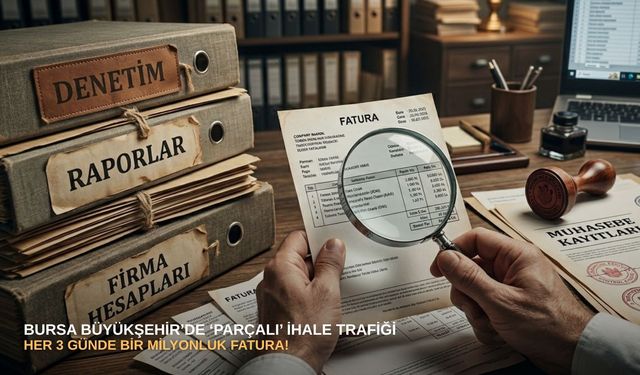 Bursa Büyükşehir’de ‘parçalı’ ihale trafiği: Her 3 günde bir milyonluk fatura!