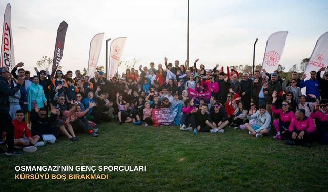 Osmangazi'nin genç sporcuları kürsüyü boş bırakmadı