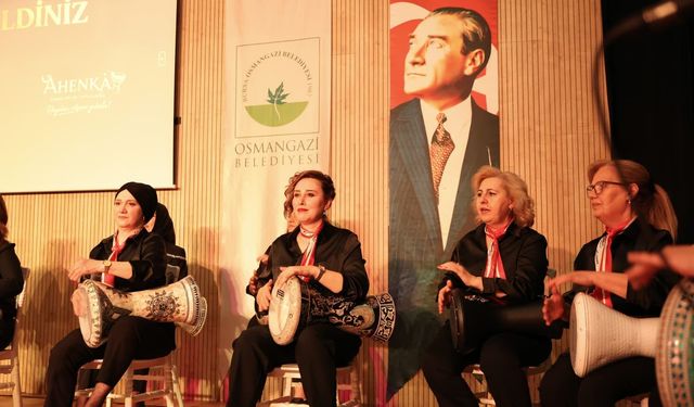 Osmangazi’de kadınlardan muhteşem ritim gösterisi