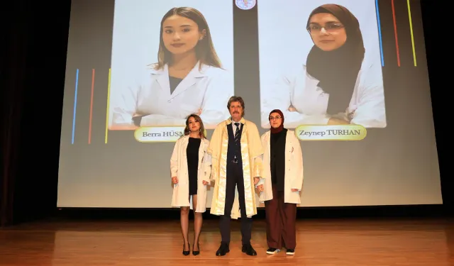 Bursa'da geleceğin veteriner hekimleri beyaz önlüklerini giydi