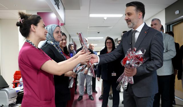 Bursa’da Şahin Biba’dan Hemşireler Günü’ne özel anlamlı ziyaret!