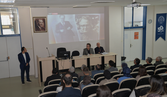 BUÜ'de dostluk abidesi Fethi Gemuhluoğlu anıldı
